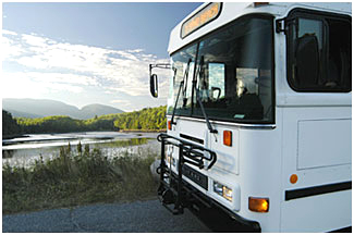 Maine Natural Resource Industries Photography - Acadia Park Tour Bus