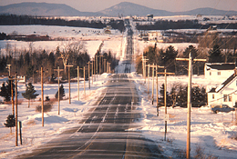 Aroostook Winter Roadscape