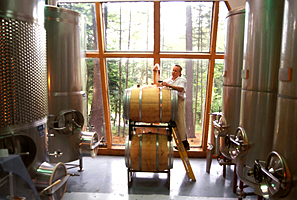 Maine Commercial & Agricultural Photography - Bartlett Winery Tank Room