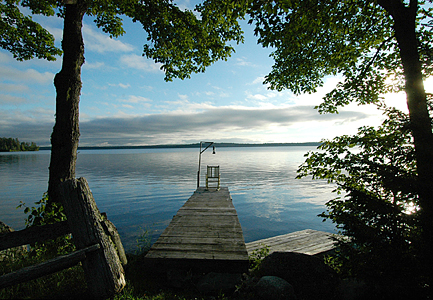 Maine Evening Dock