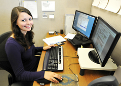 Maine Corporate, Construction, and Medical Photography - Office Cubicle Worker