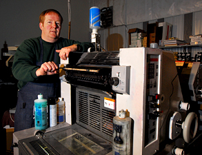 Printing Press Man