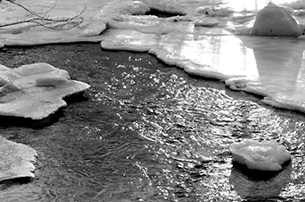 Corinth, Maine - Ice Flow